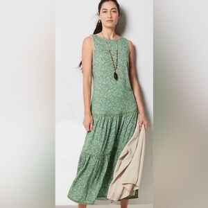 J. Jill Green Maxi Dress
